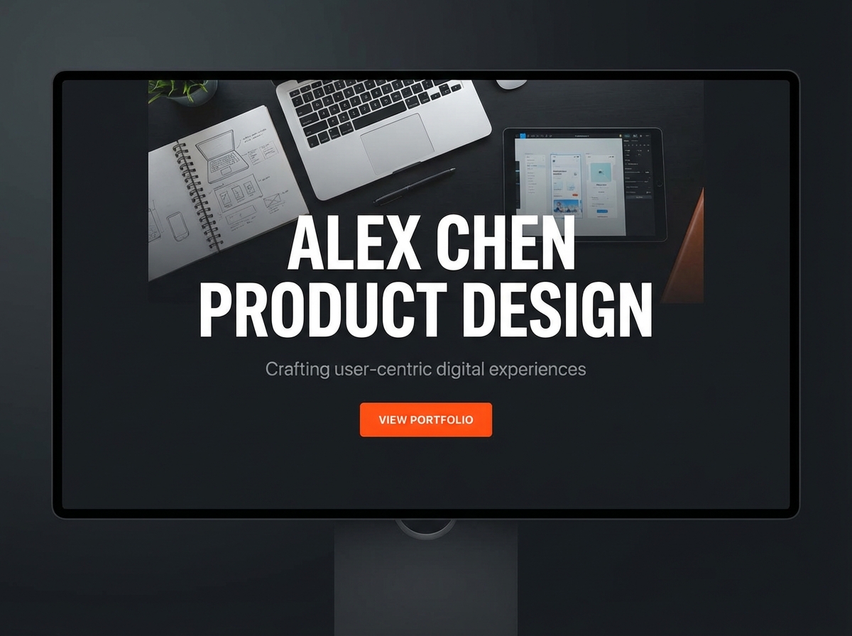 Build Your Stunning Product Designer Portfolio Today website preview