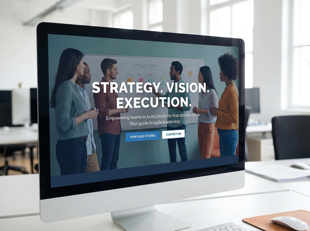 Build a Powerful Online Presence as a Product Owner website preview