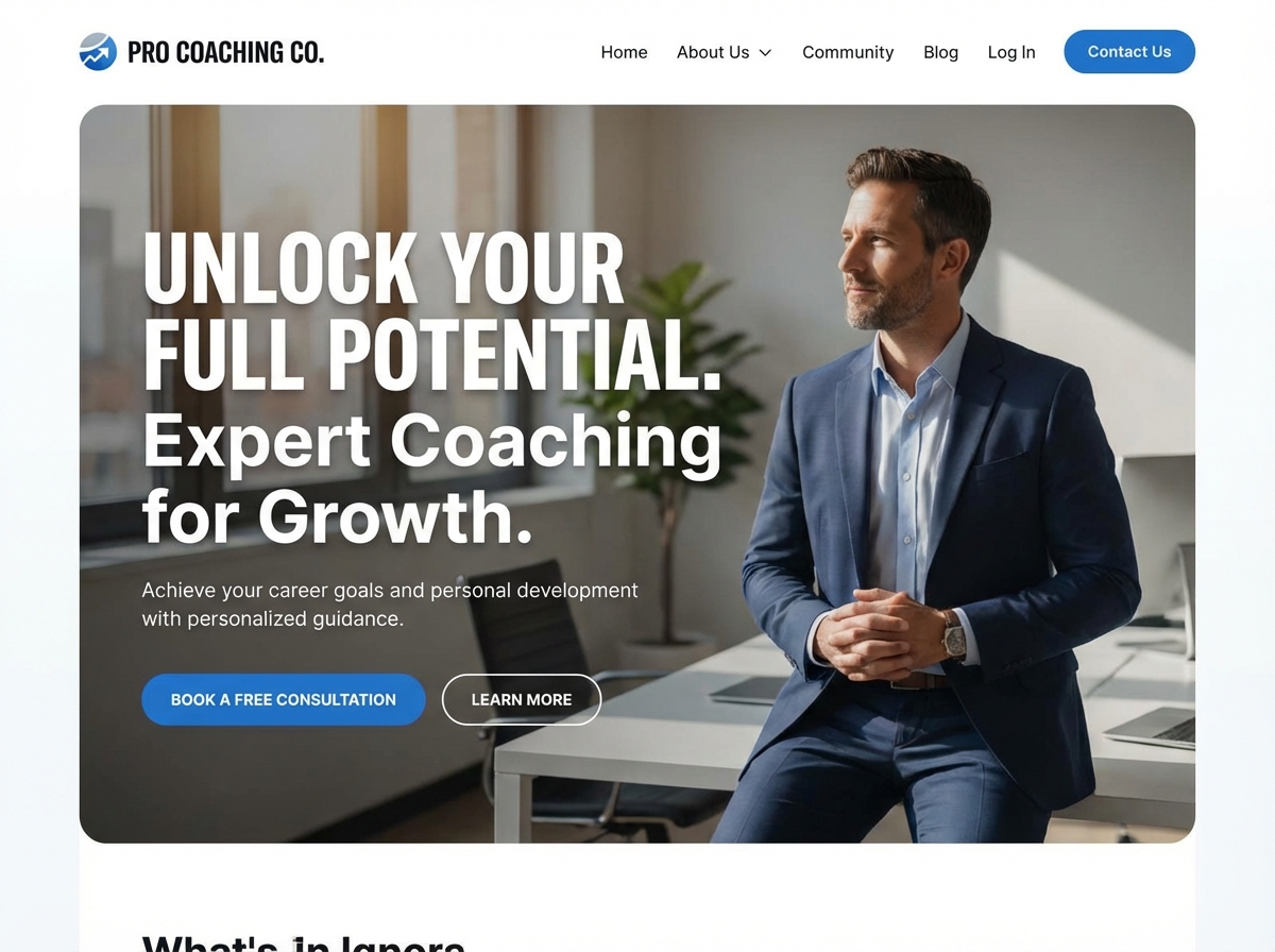 Build a Powerful Online Presence with Grigora's website preview