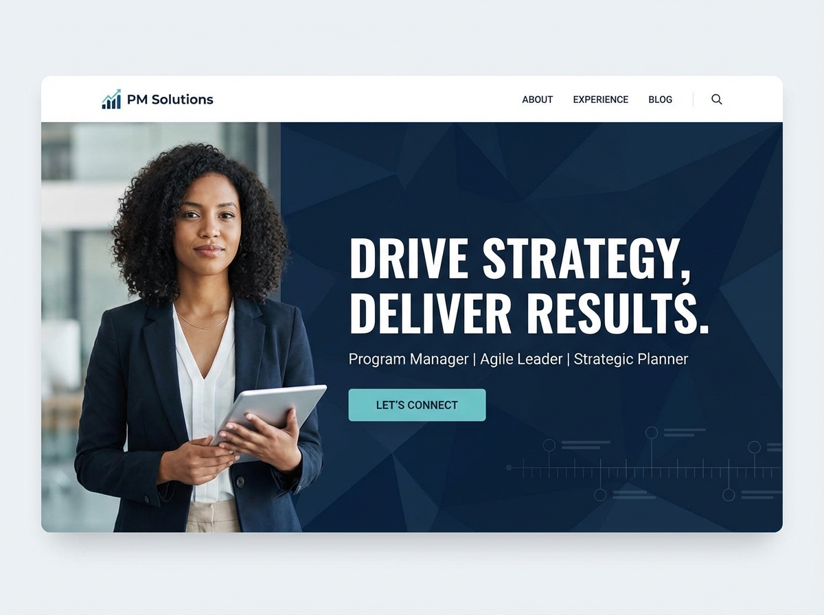Build Your Professional Program Manager Website website preview