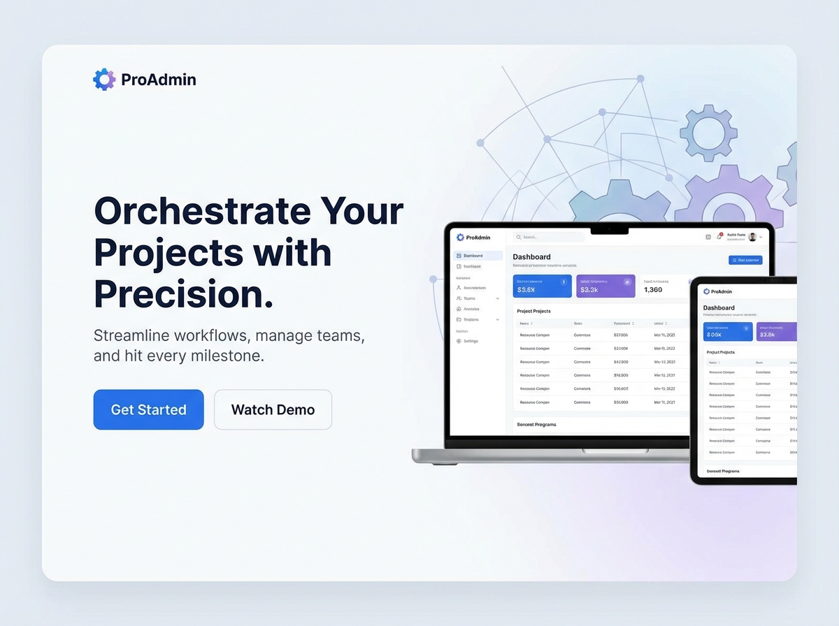Streamline Your Workflow with a Professional Project Administrator Website website preview