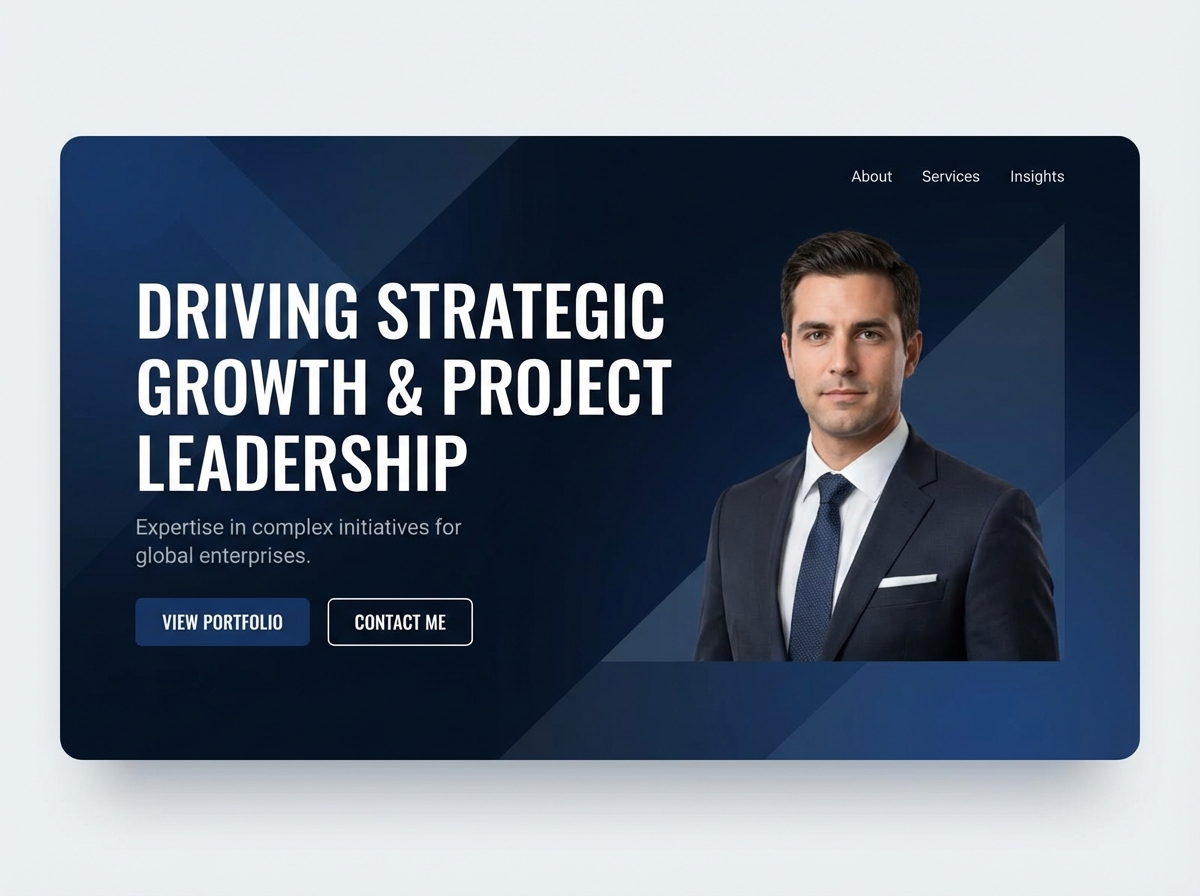 Build a Professional Project Executive Website website preview