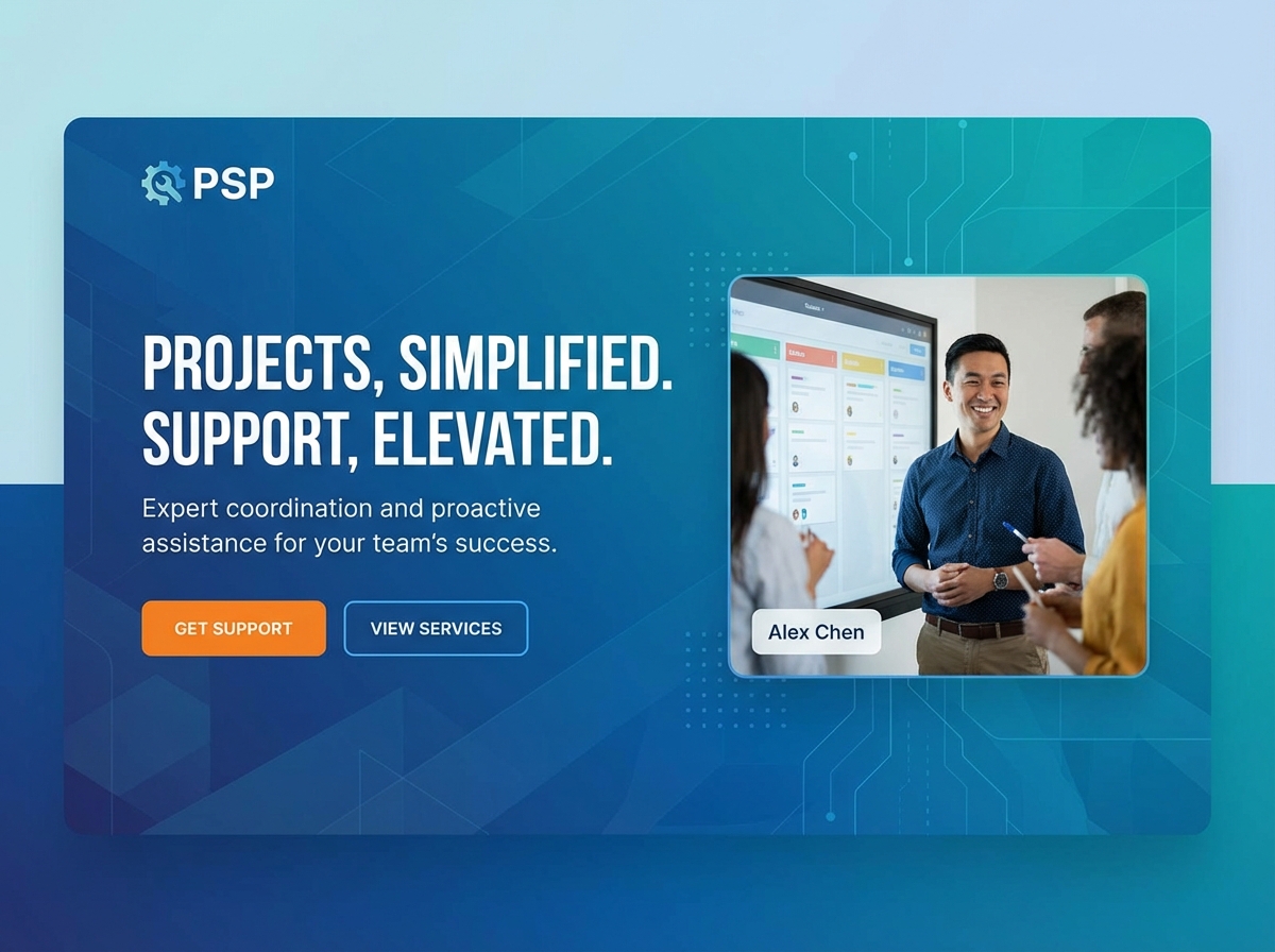 Build Your Professional Project Support Specialist Website website preview