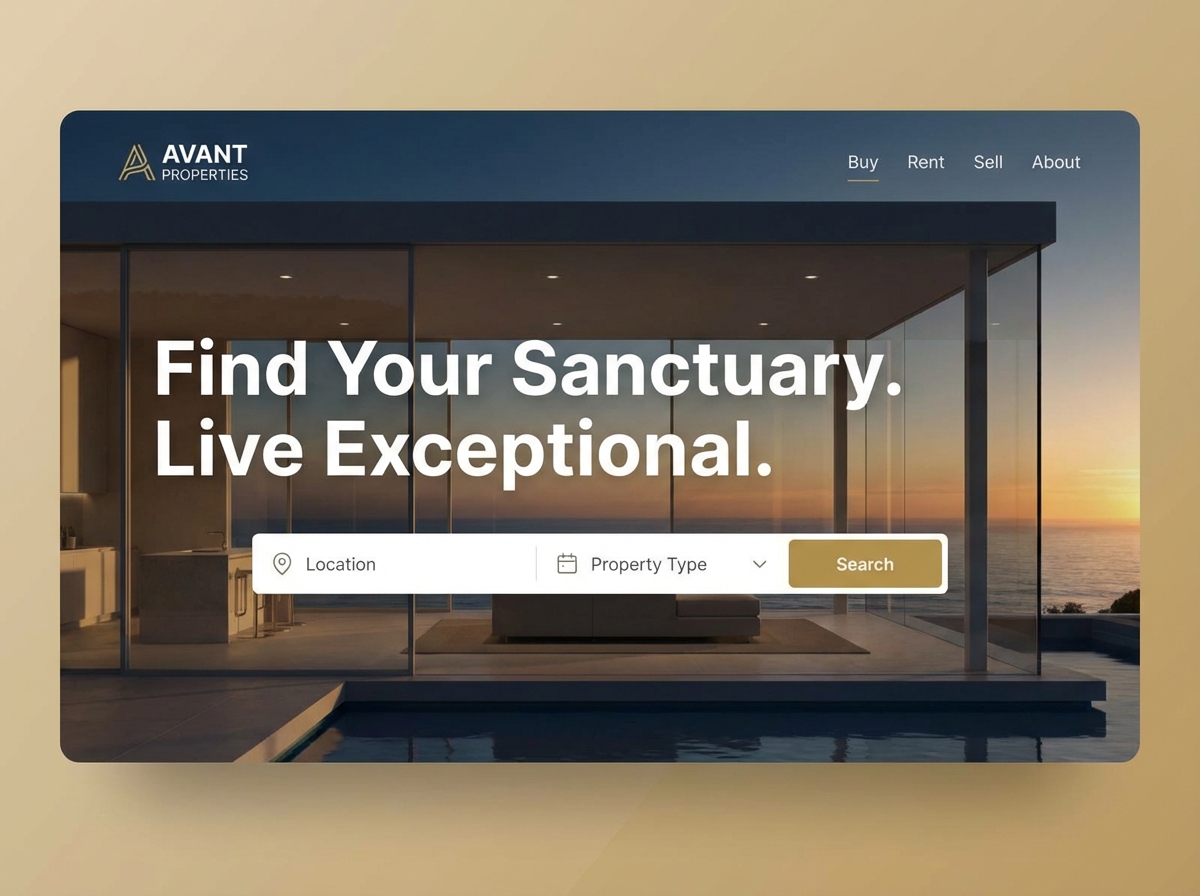 Build a High-Converting Property Website with Ease website preview