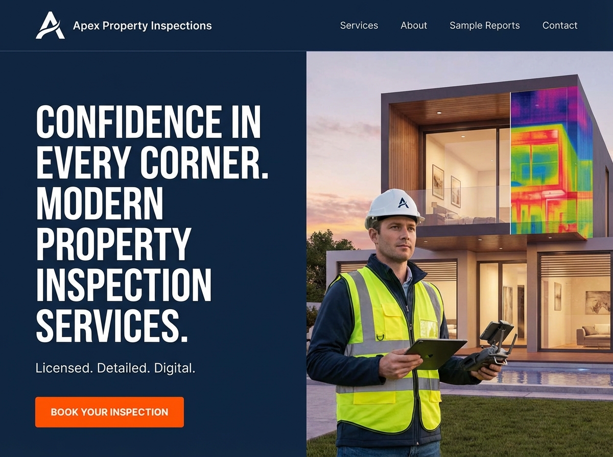 Build a Professional Website for Your Property Inspection Services website preview