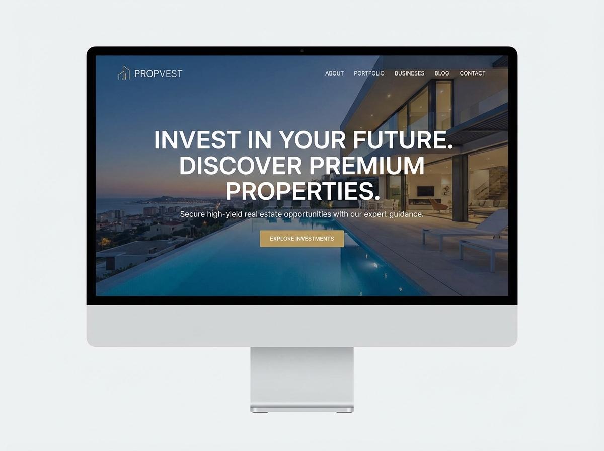 Build Your Premier Property Investment Website website preview
