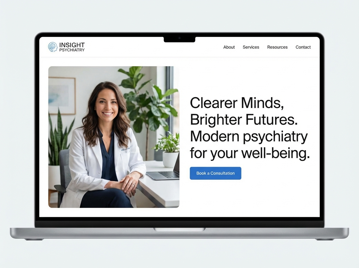 Build a Compassionate Online Presence with a dedicated Psychiatrist Website Builder website preview