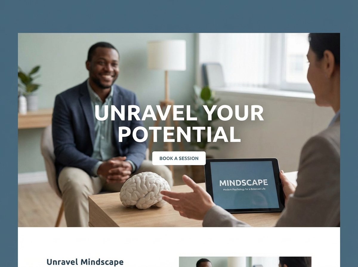 Build a Professional Psychology Website that Attracts Clients website preview
