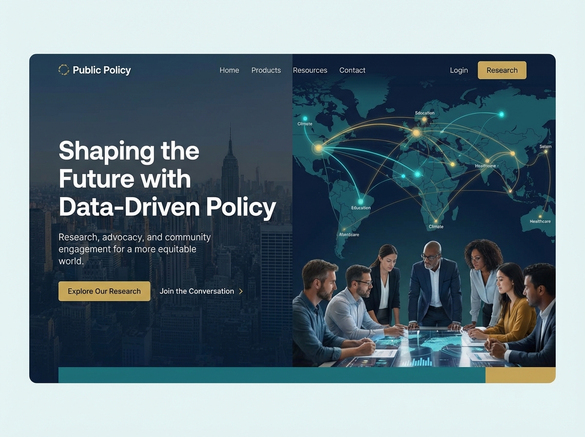 Build a Website for Your Public Policy Initiatives website preview