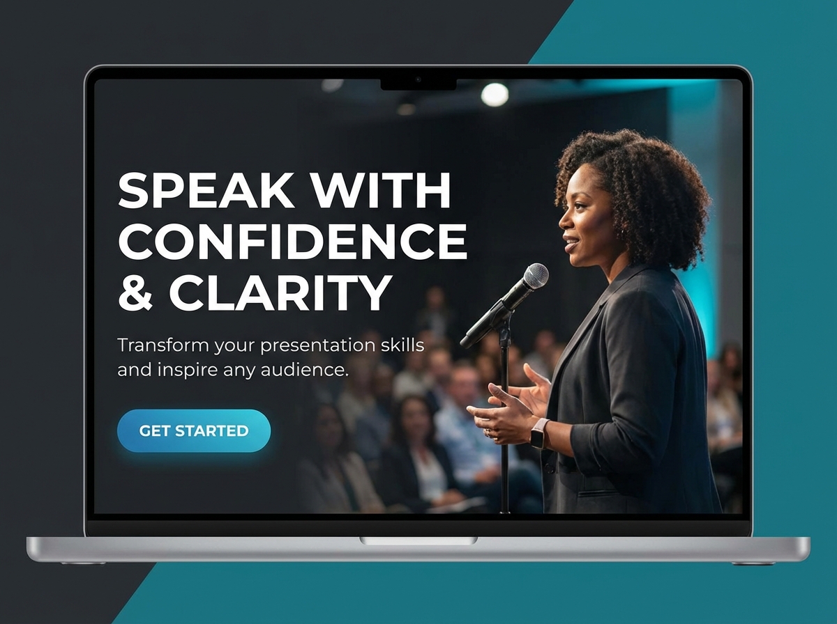 Build Your Authority Online with a Stunning Public Speaking Website website preview