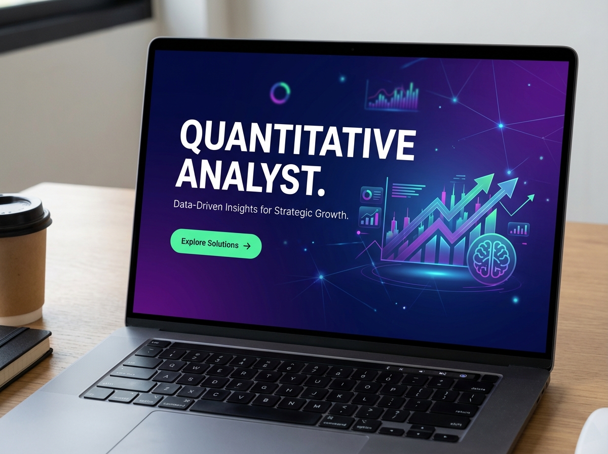 Build Your Professional Quantitative Analyst Website website preview