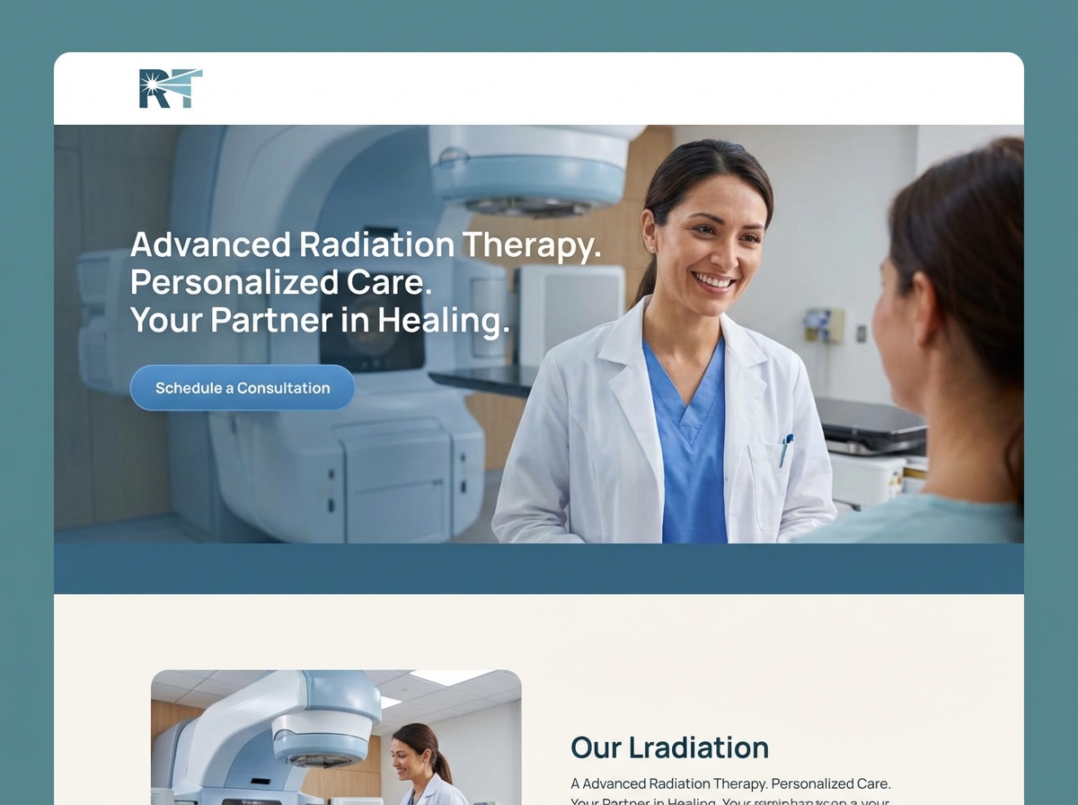Build Your Professional Radiation Therapist Website website preview