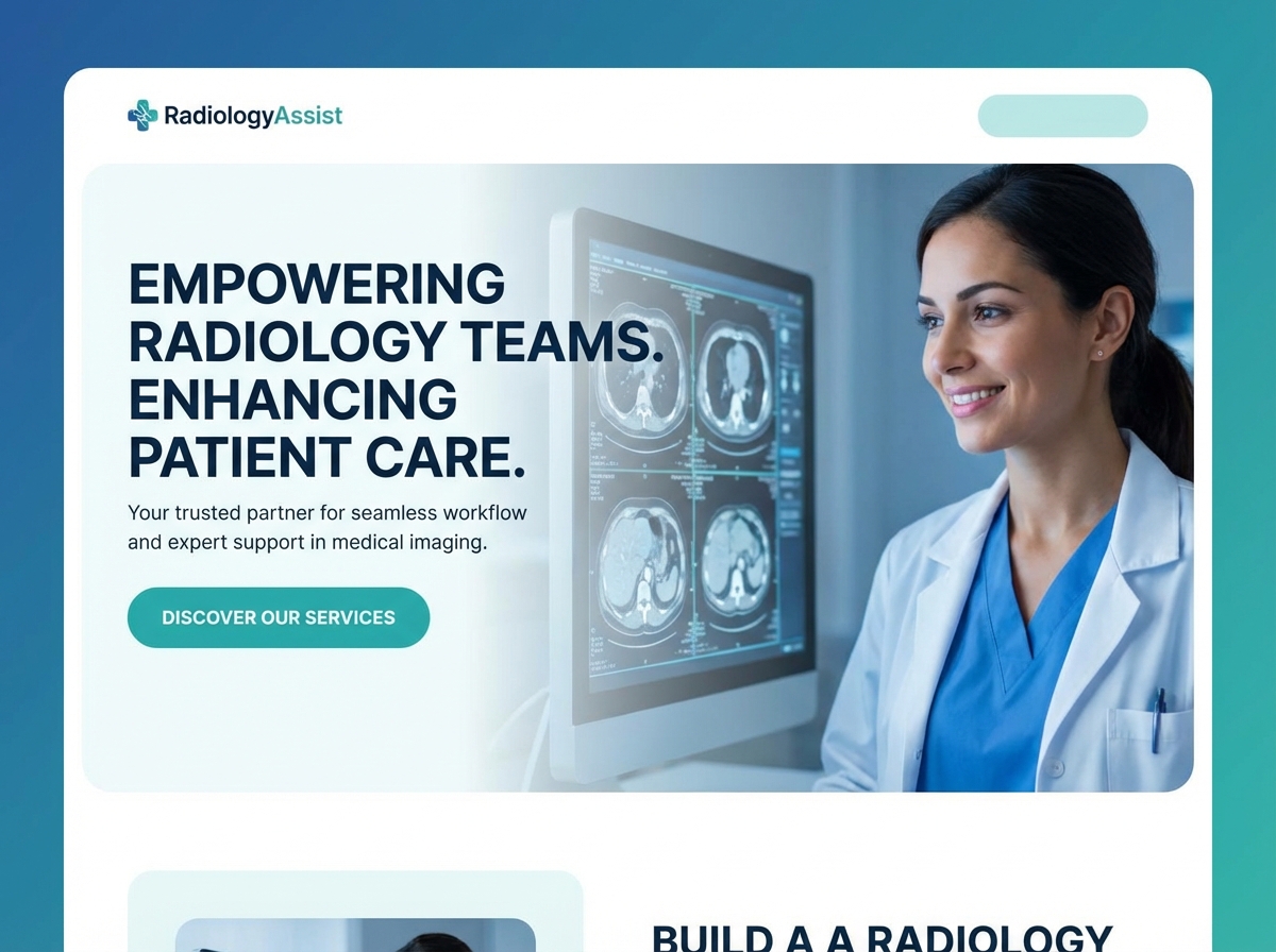 Create Your Professional Radiology Assistant Website website preview