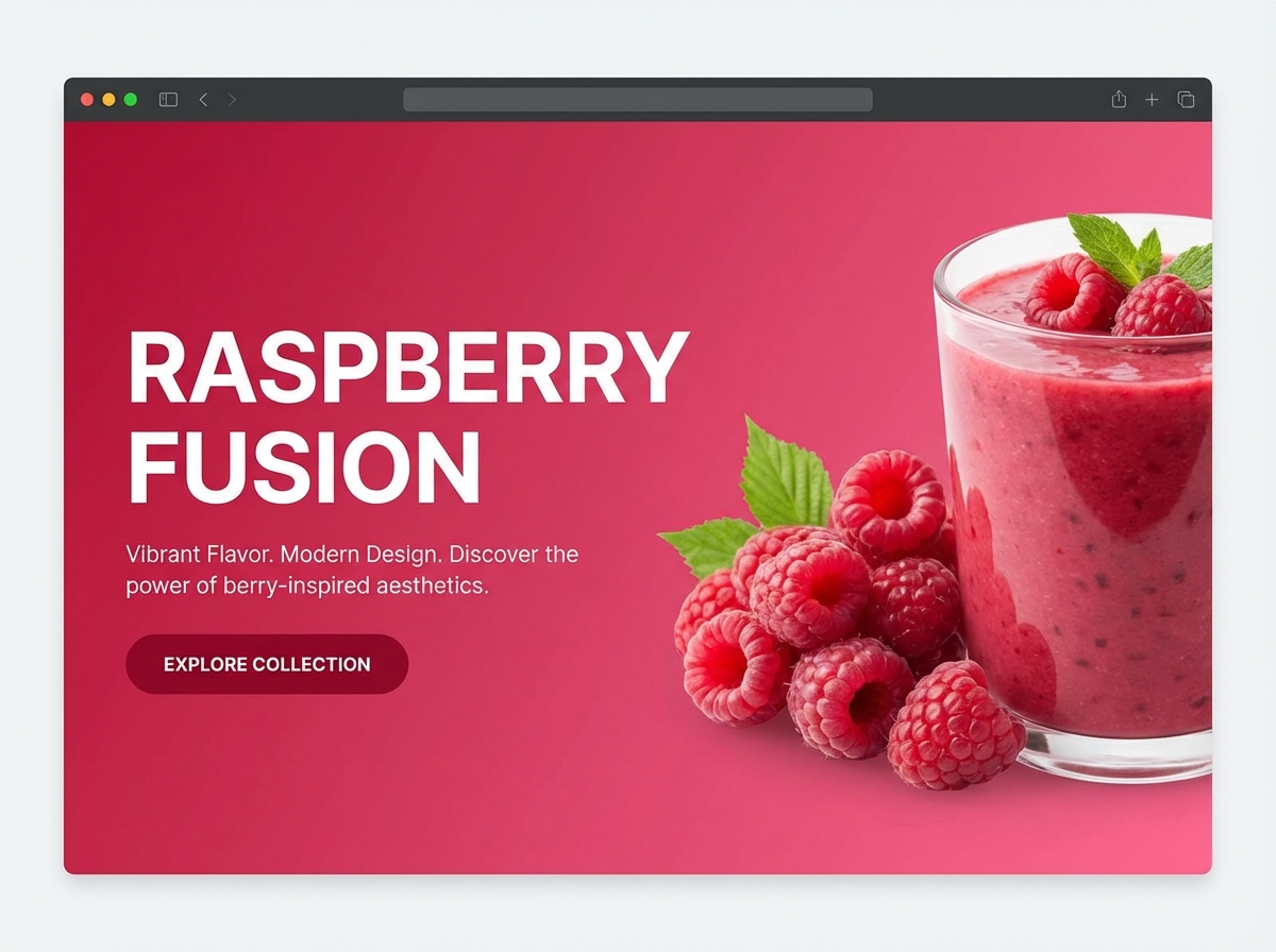 Unleash Your Creativity with the Perfect Shade of Raspberry Color website preview