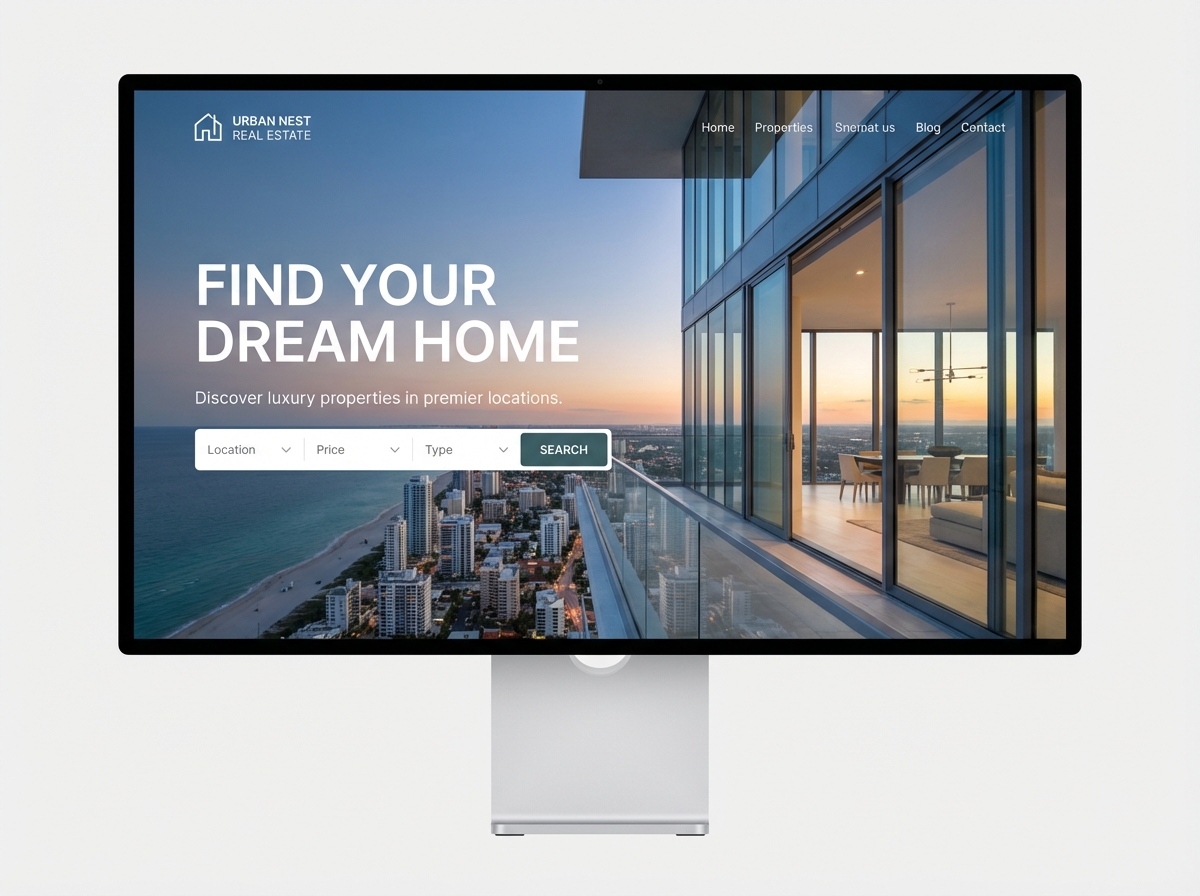 Build Your Dream Real Estate Website Today website preview