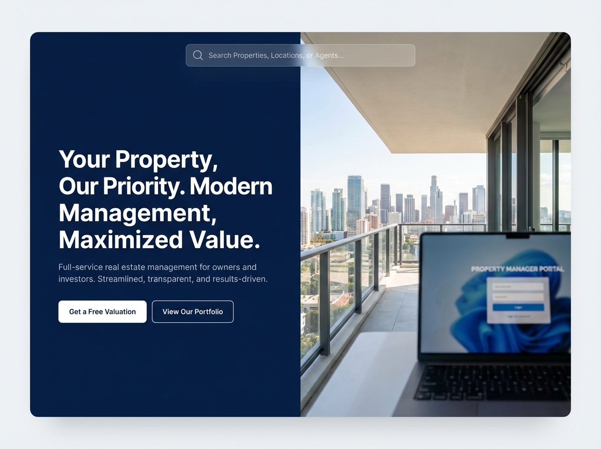 Build Your Professional Real Estate Manager Website website preview