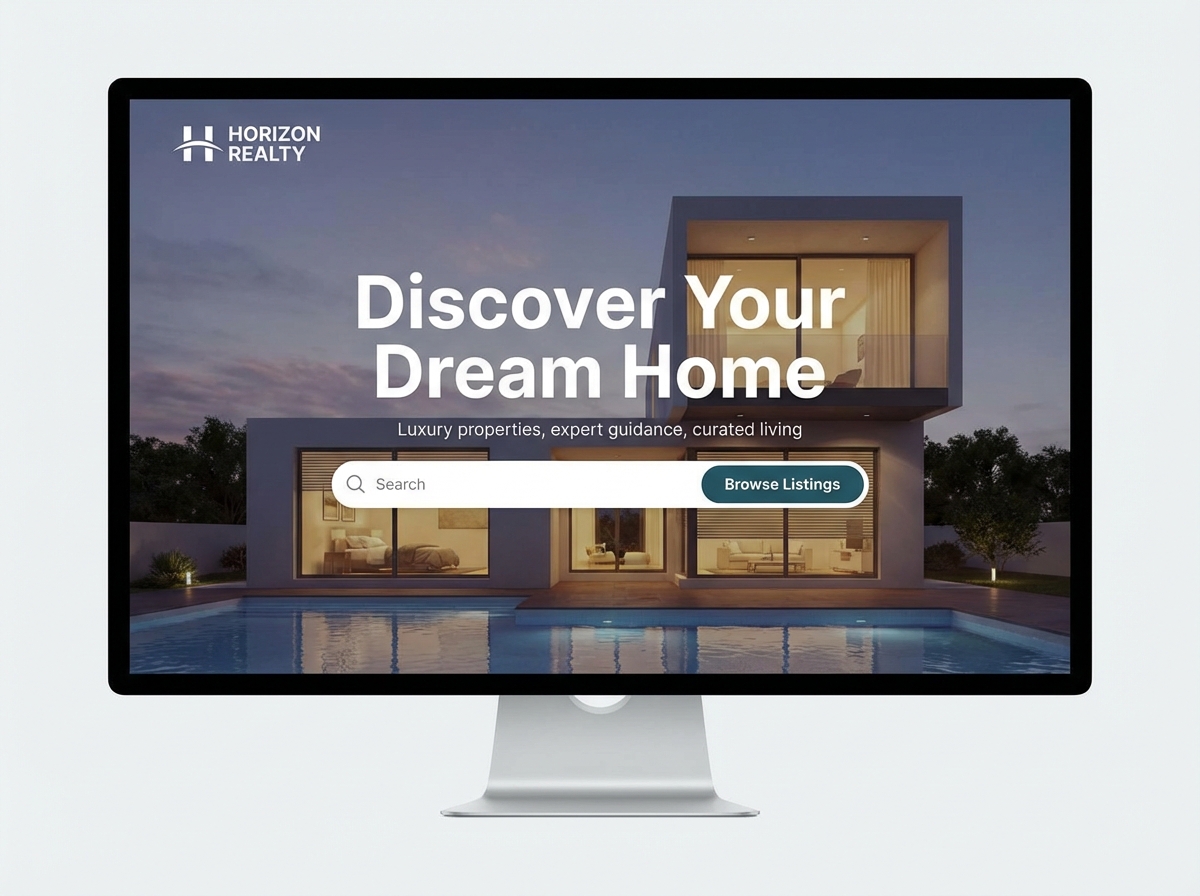 Boost Your Listings with a Powerful Real Estate Website Builder website preview