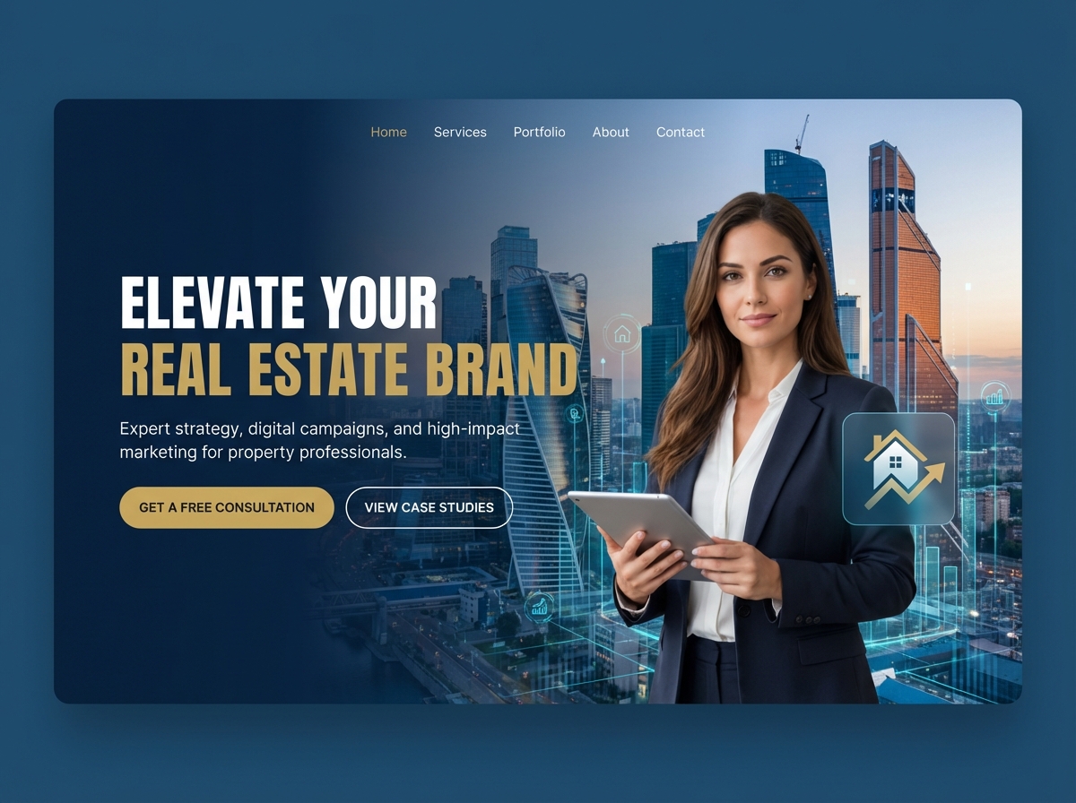 Boost Your Leads with Grigora for Real Estate Marketing Managers website preview