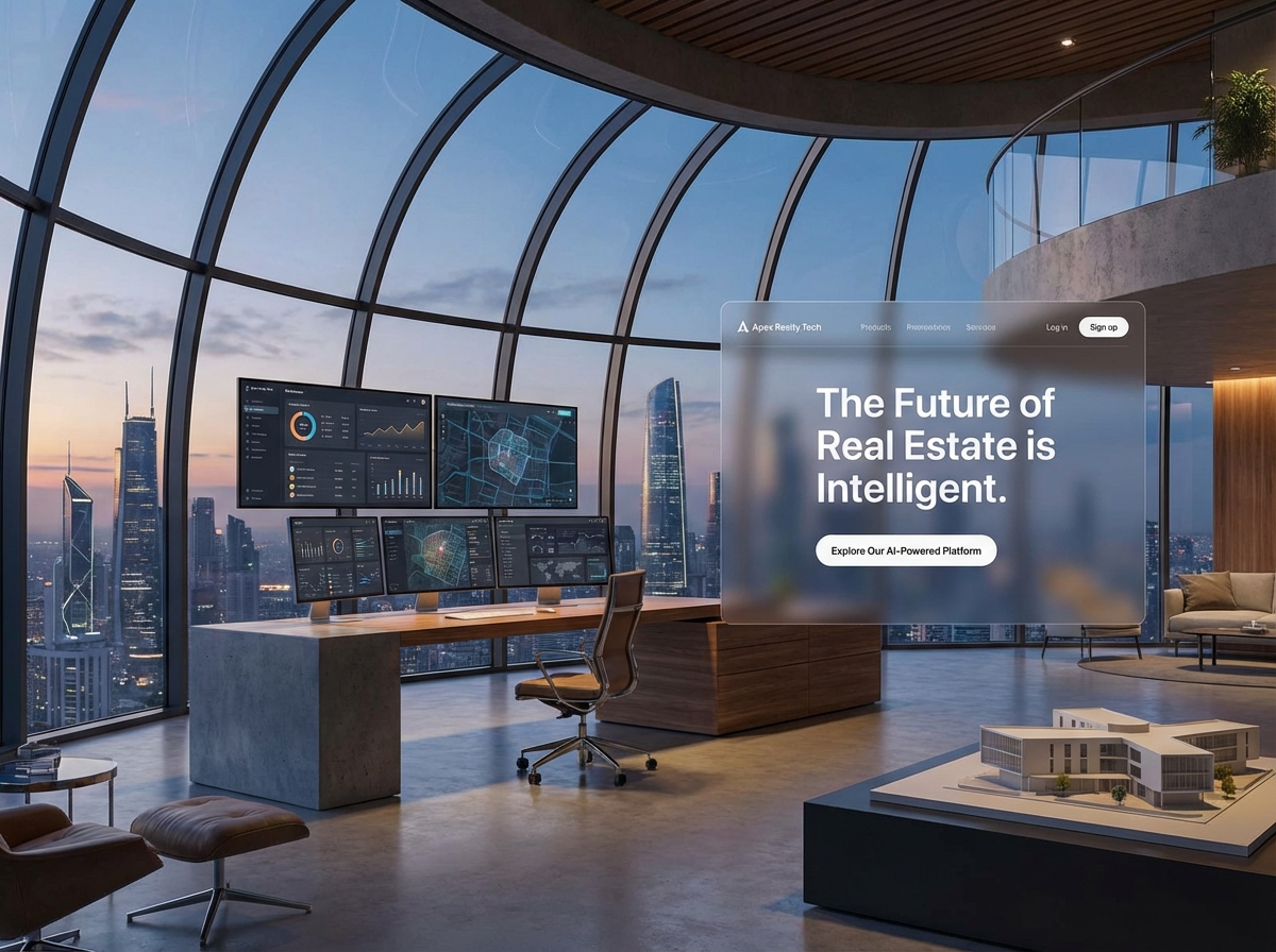 Build Smarter: The Future of Real Estate Technology website preview