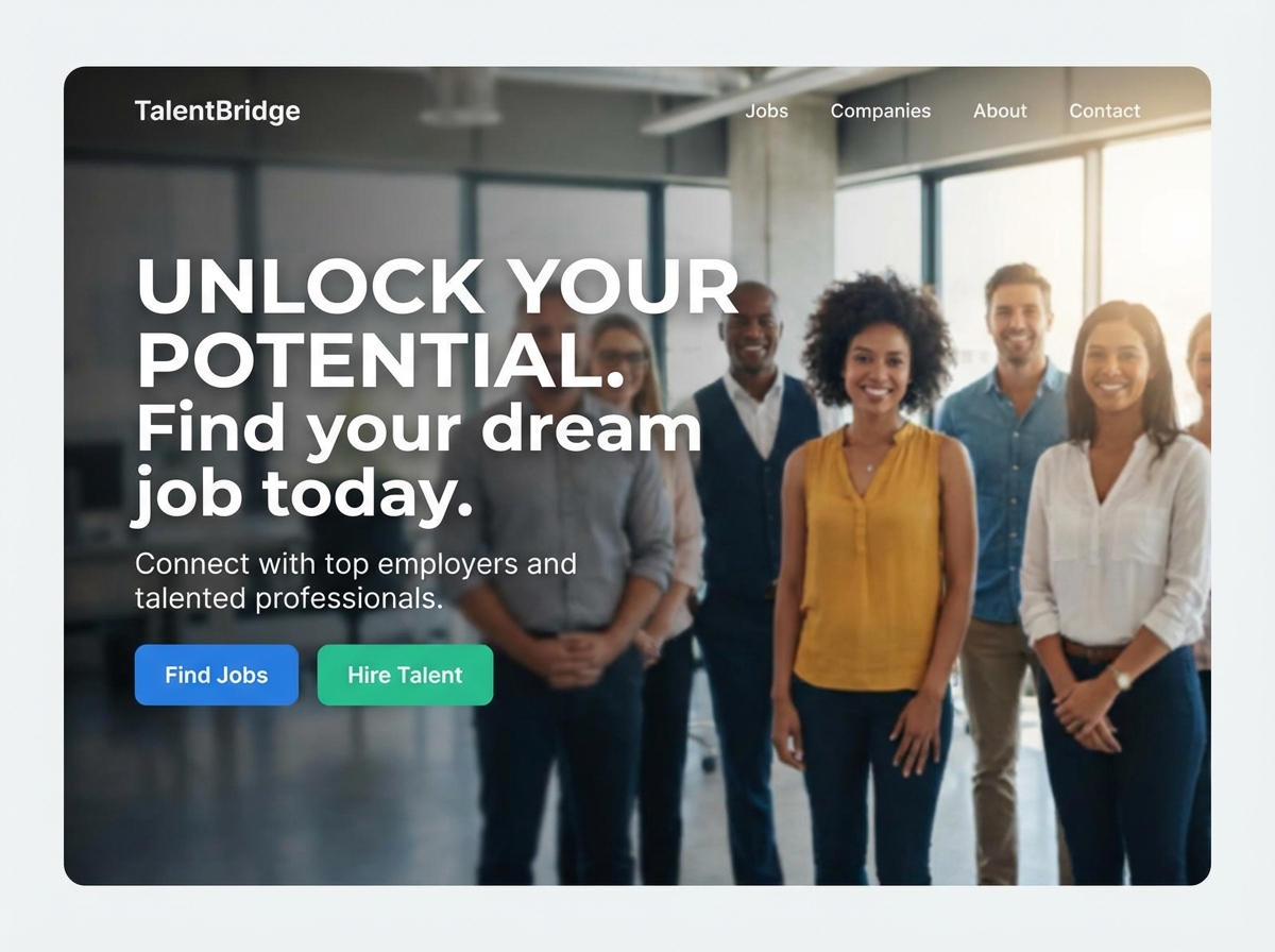 Build High-Converting Websites with our Recruitment Website Builder website preview