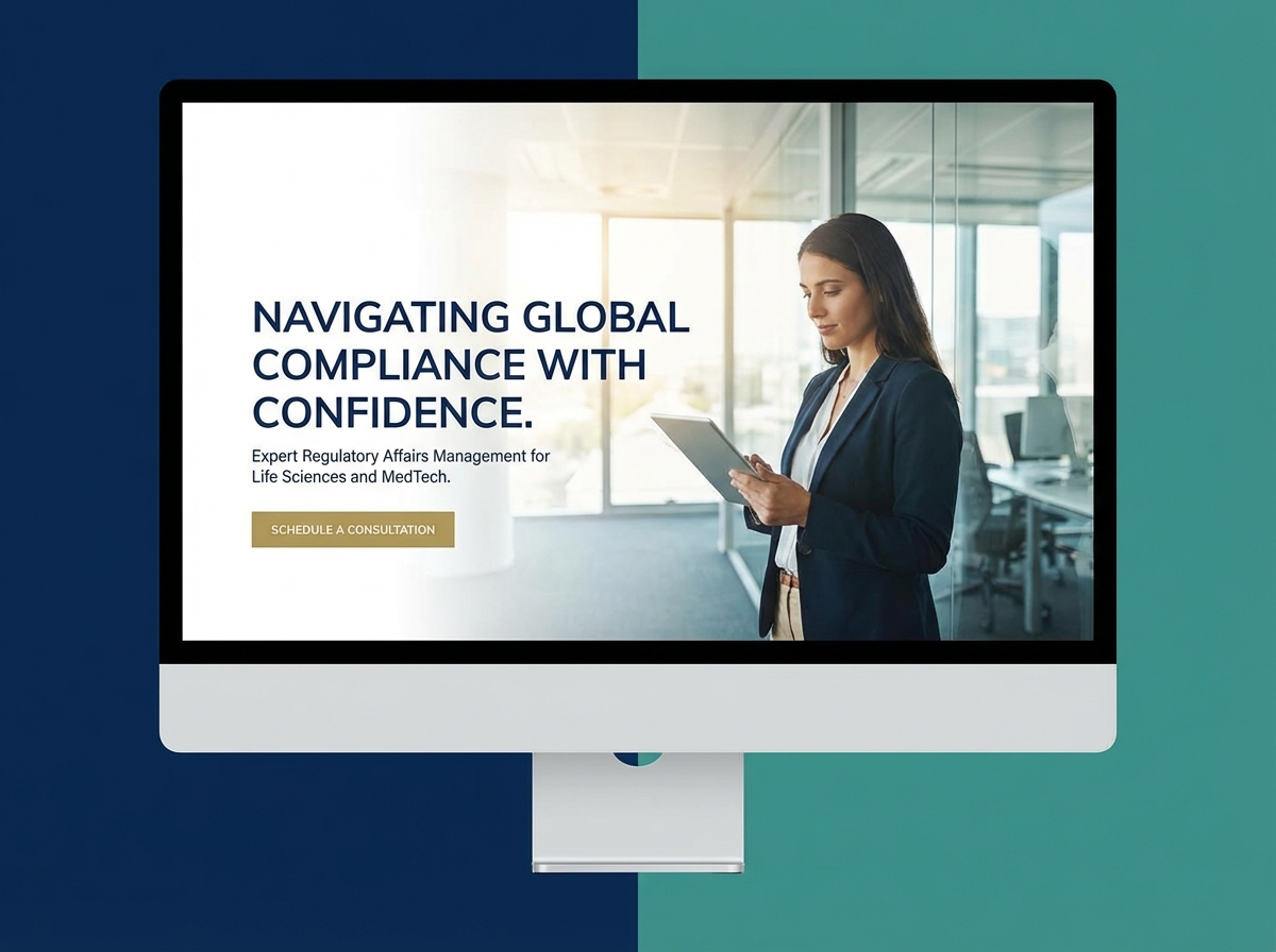 Build Your Professional Regulatory Affairs Manager Portfolio website preview