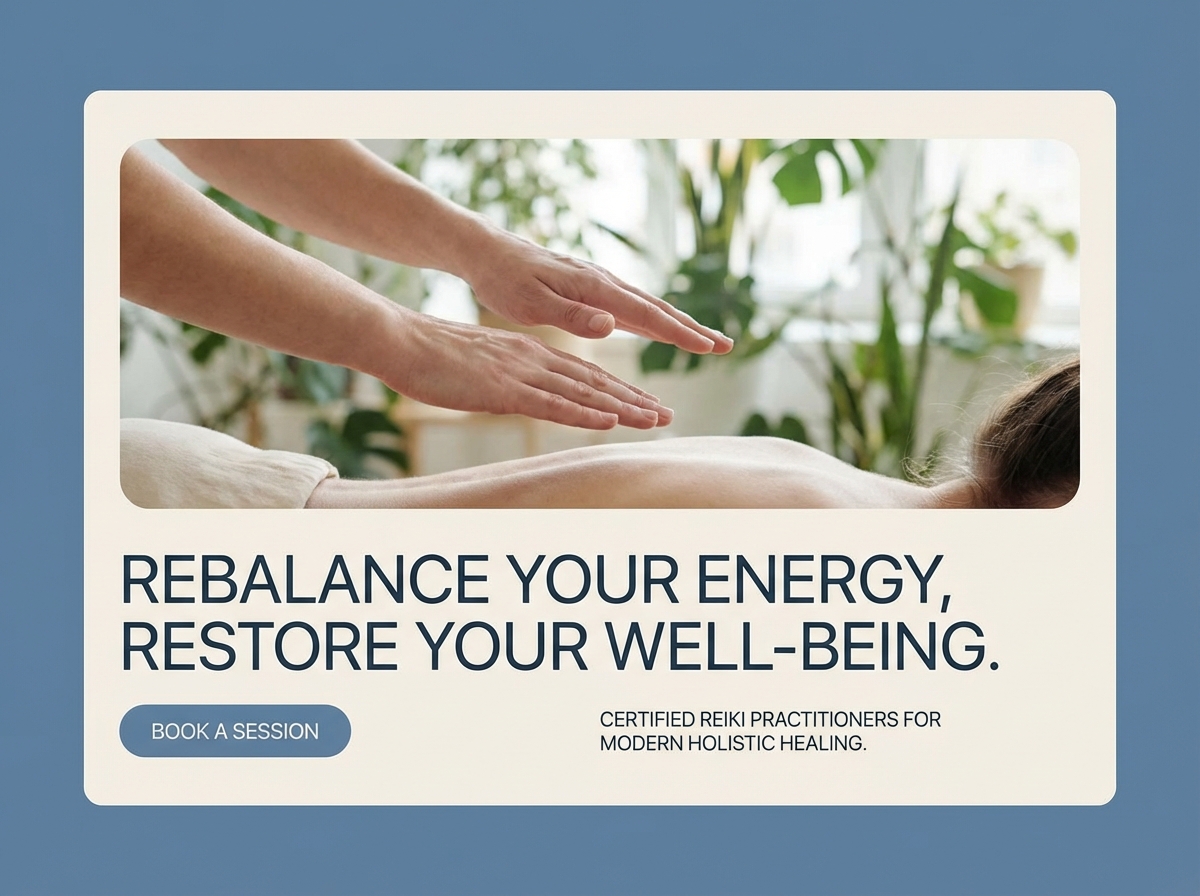 Build a Healing Online Presence for Reiki Practitioners website preview