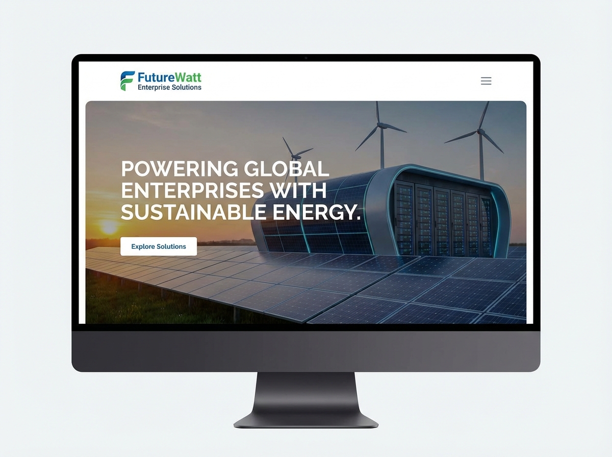 Power Your Business with Grigora's Enterprise Renewable Energy Website Builder website preview