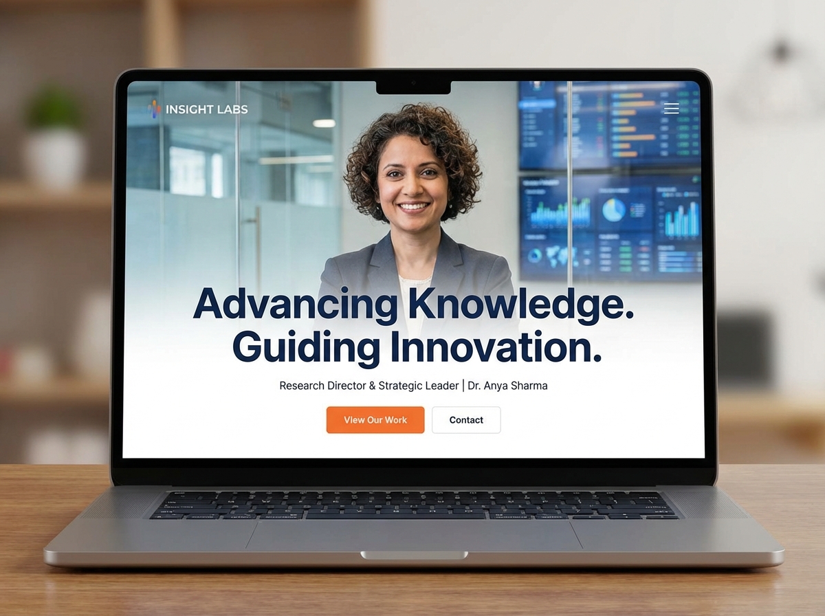 Build Your Breakthrough: The Ultimate Website Builder for Research & Director Projects website preview