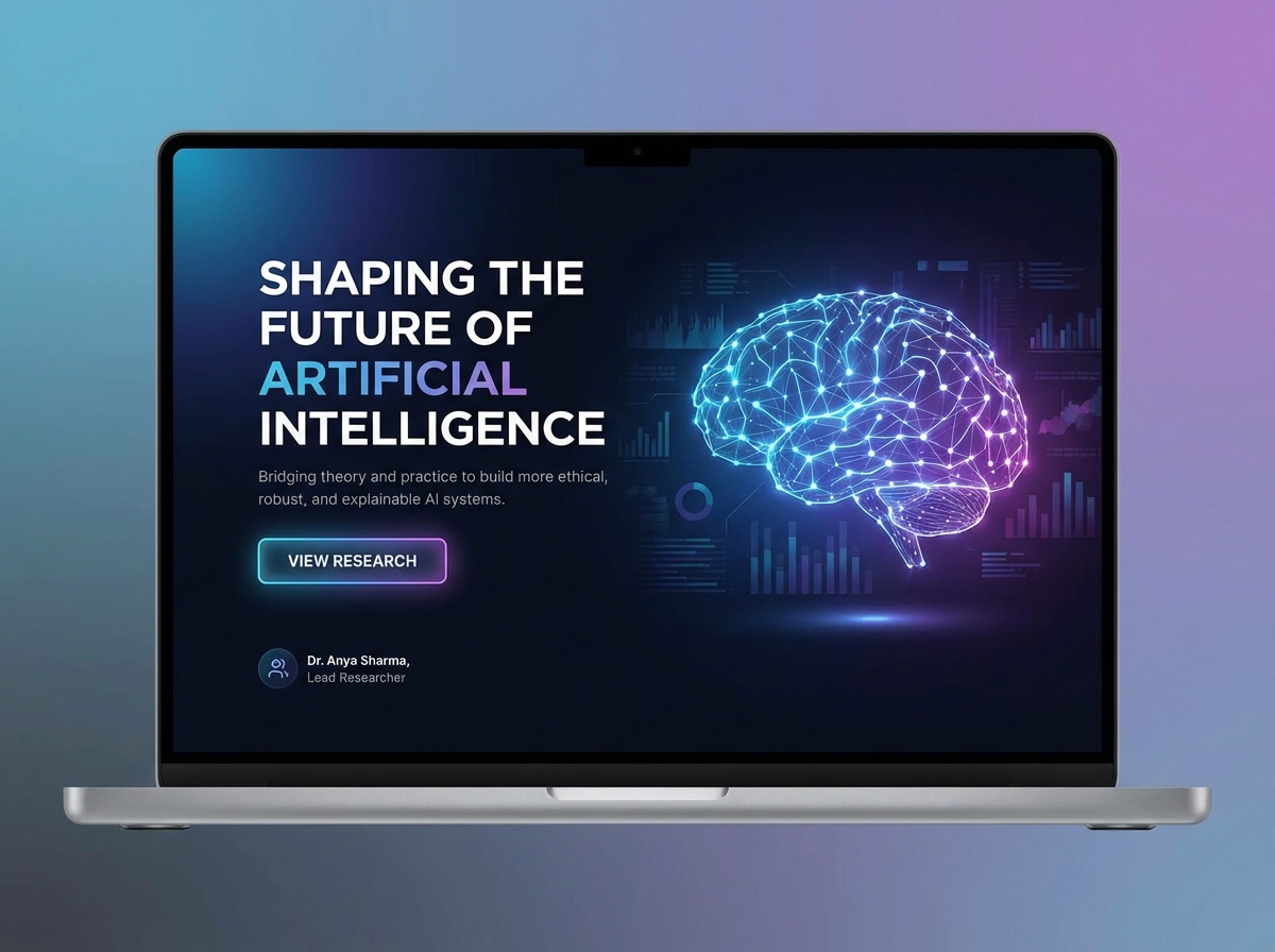 Showcase Your AI Innovations with an Impactful Online website preview