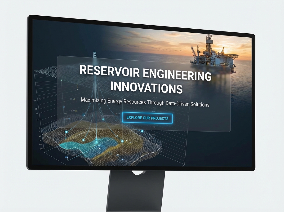 Build Your Professional Reservoir Engineer Portfolio Today website preview