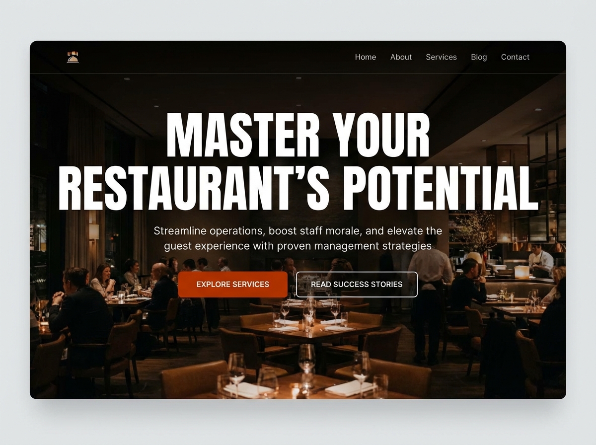 Streamline Operations with a Powerful Restaurant Manager Website website preview