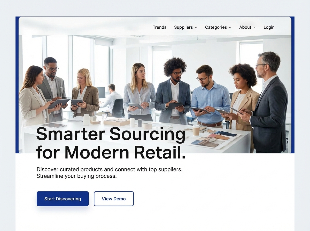 Build Your Premier Online Presence with a Retail Buyer Website website preview