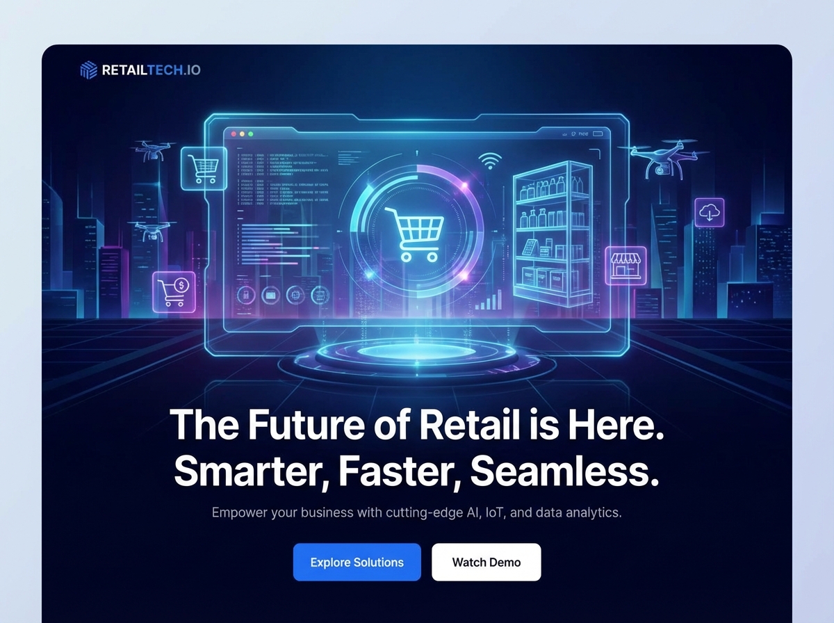 Build Your Breakthrough Retail Tech Platform website preview