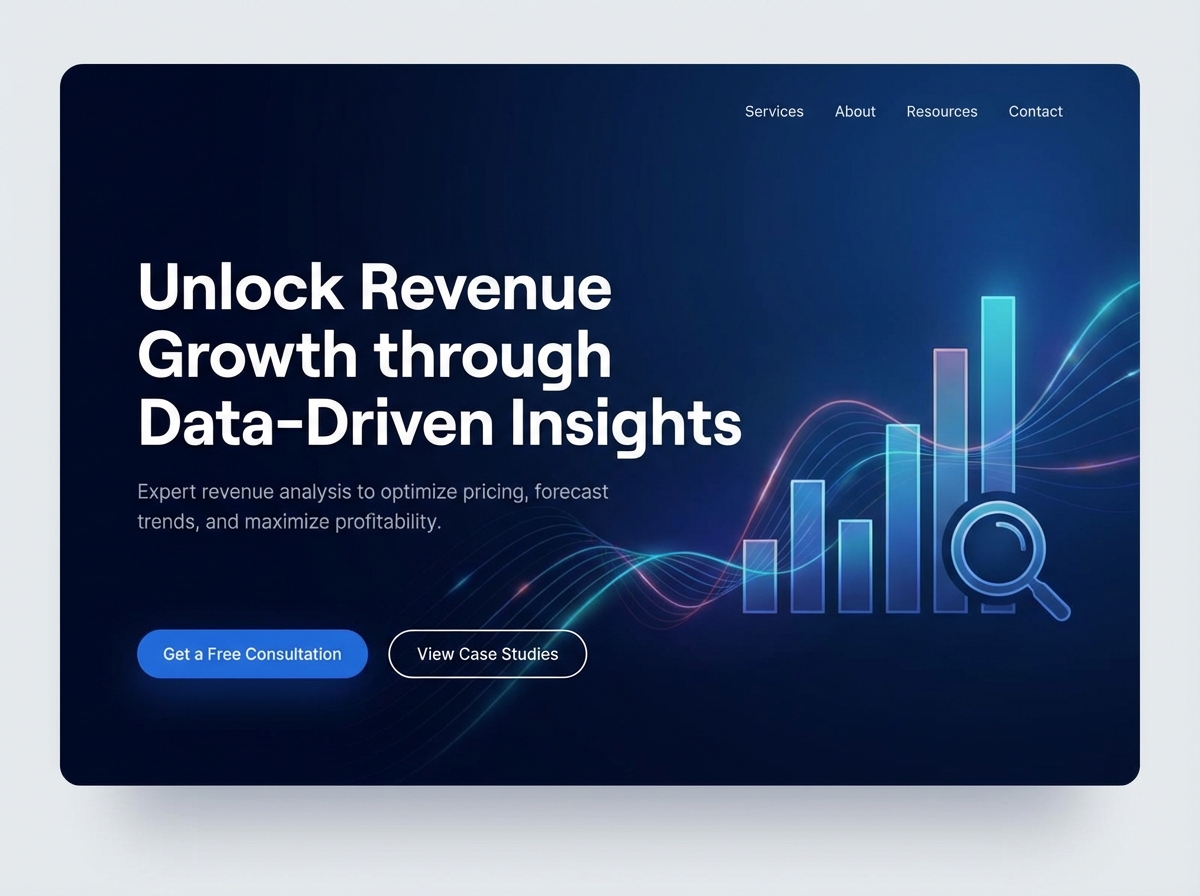 Build Your Professional Revenue Analyst Portfolio website preview