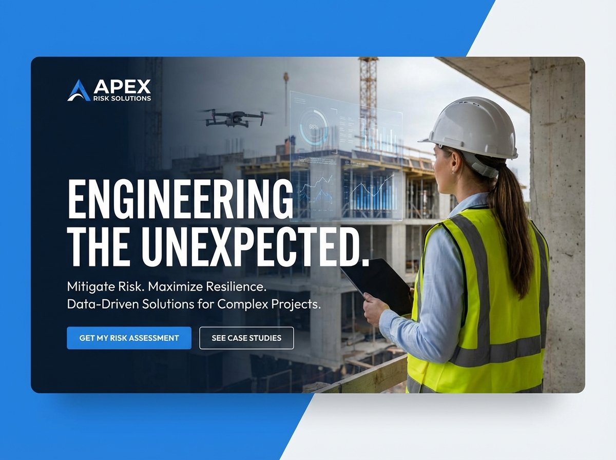 Build Your Professional Risk Engineer Website with Ease website preview