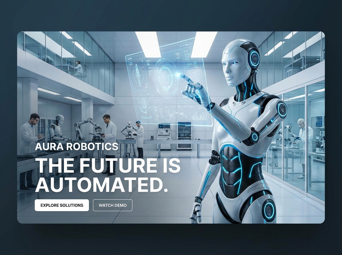 Build Your Vision with a Leading Robotics & Automation Website Builder website preview