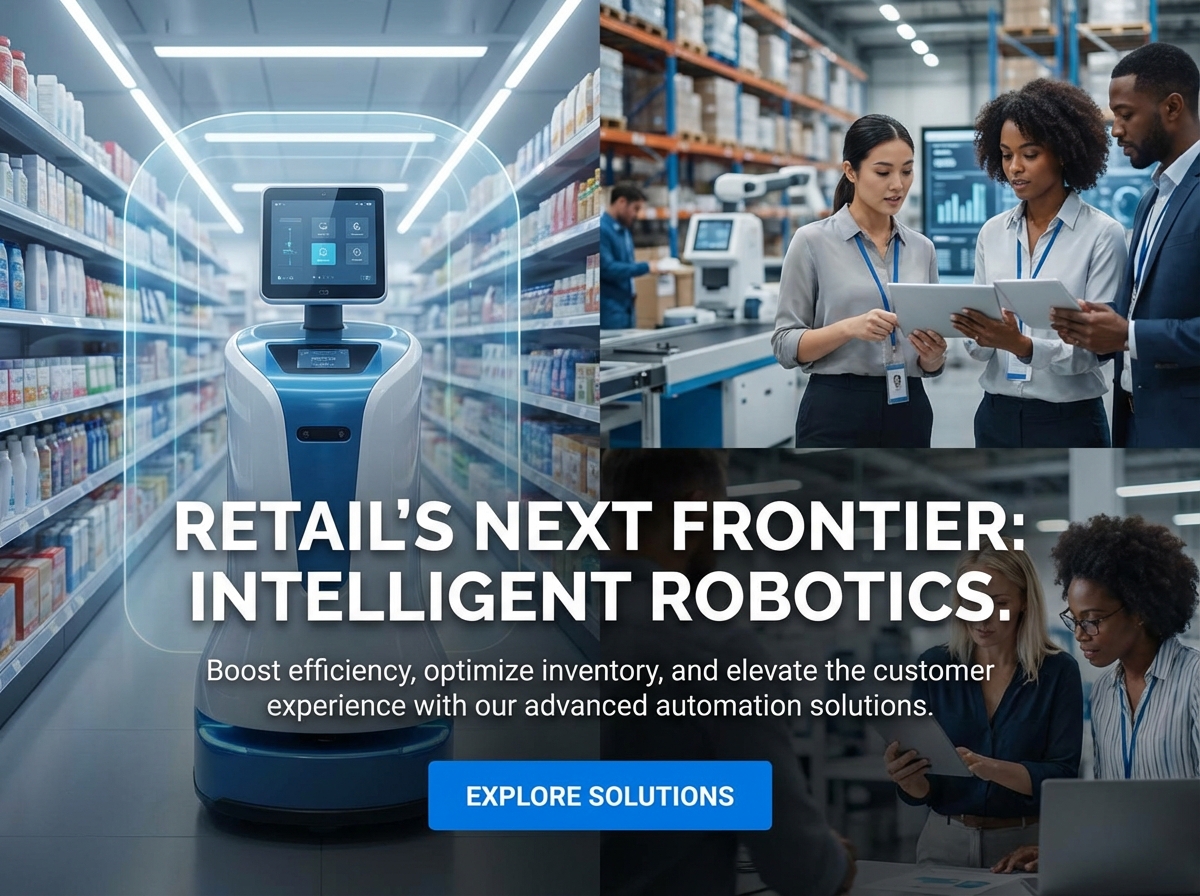 Build a Website for Your Cutting-Edge Robotics for Retail Solution website preview
