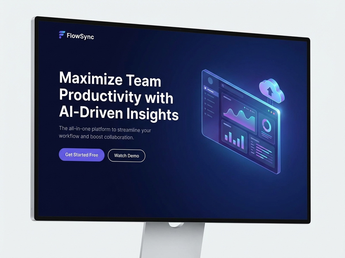 Launch Your SaaS Application with a Stunning Website website preview