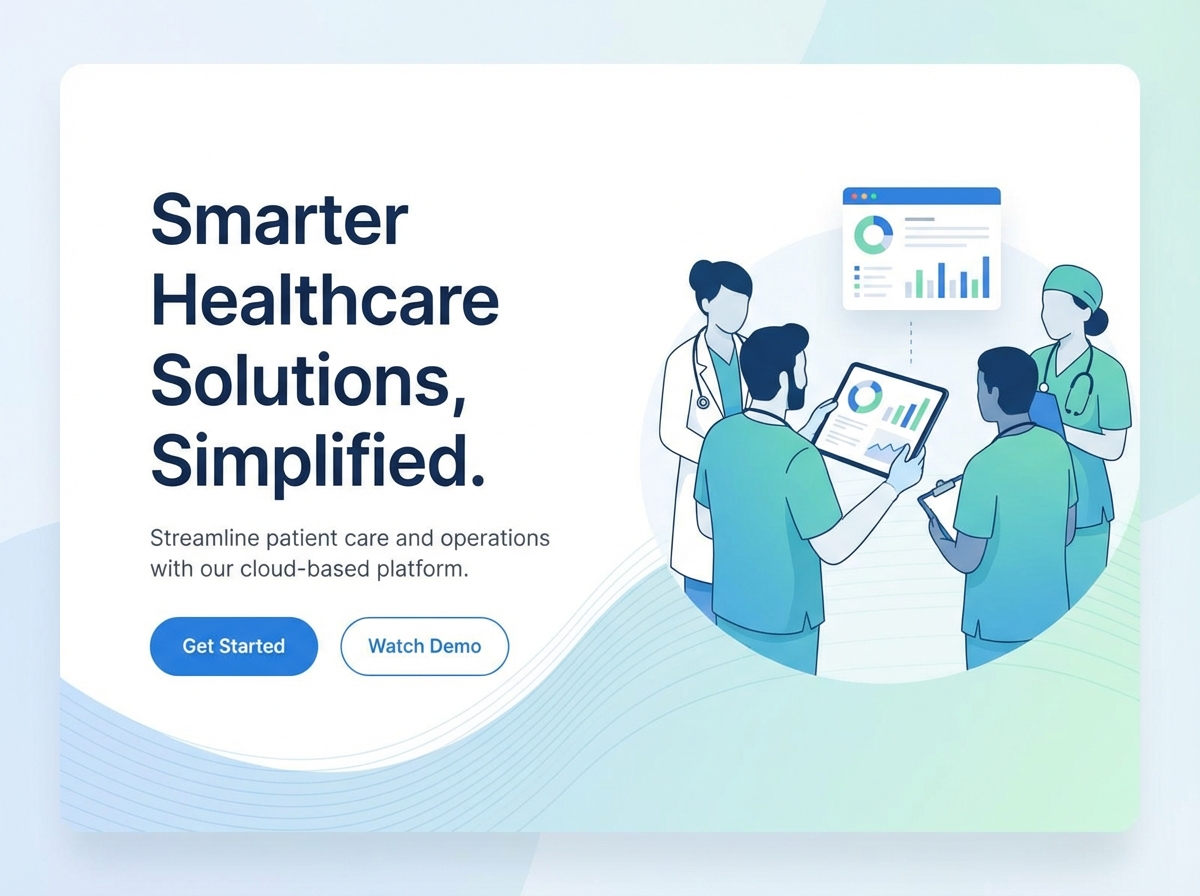 Launch Your SaaS for Healthcare Platform Faster website preview