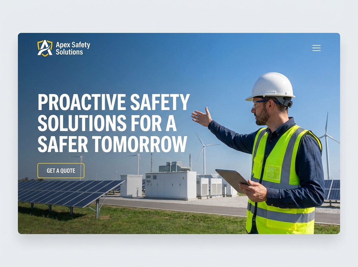 Build a Professional Website for Every Safety Technician website preview