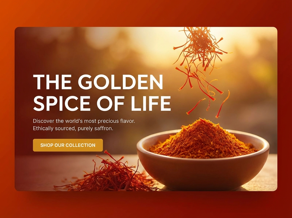 Unleash Creativity with Your Stunning Saffron Color Palette website preview