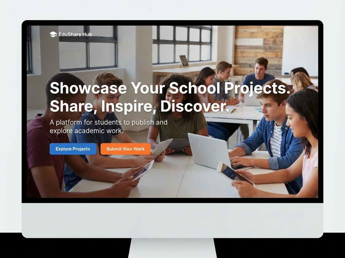 Build stunning online project portfolios with Grigora. website preview