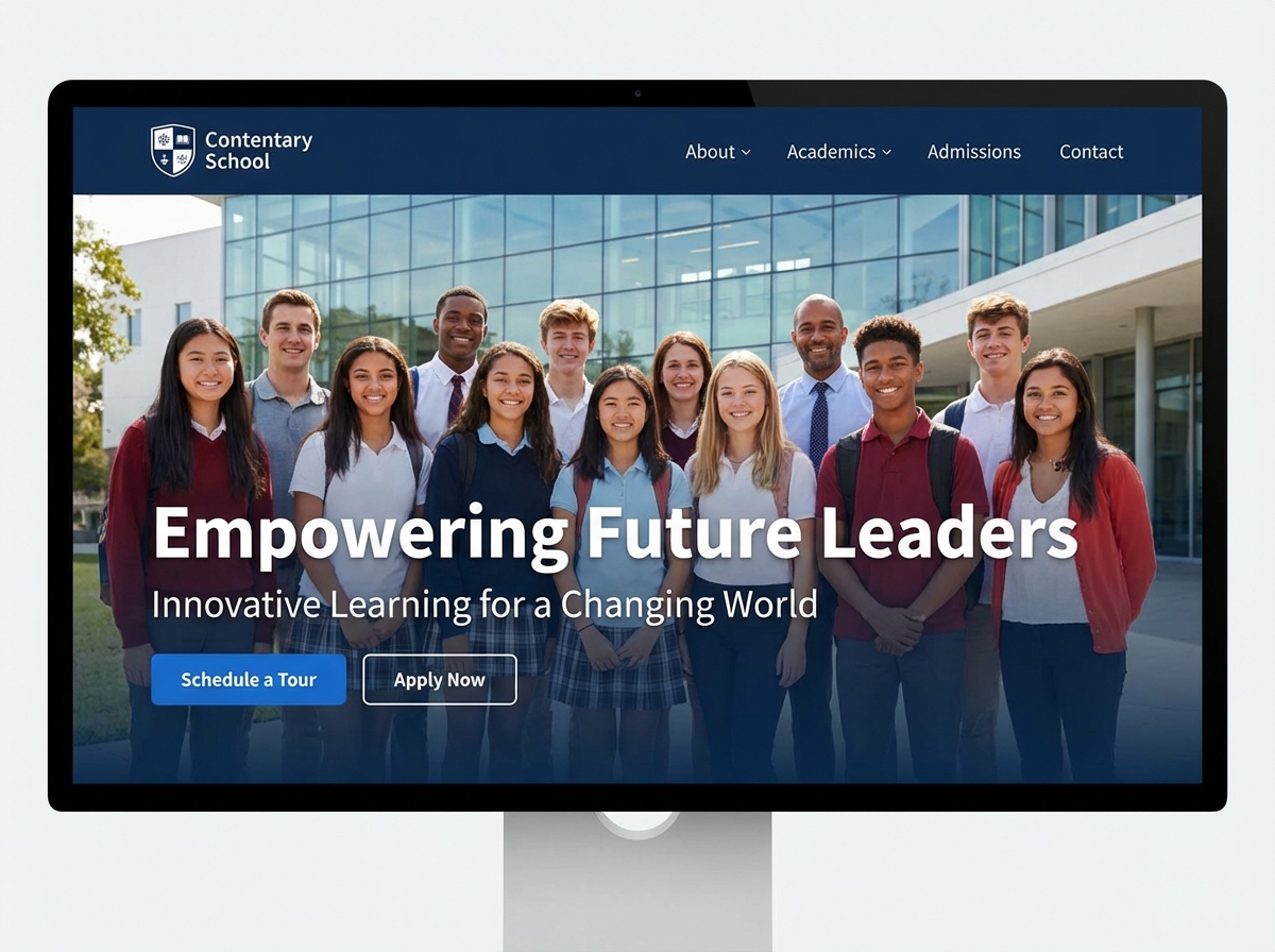 Build Engaging School Websites with Grigora website preview