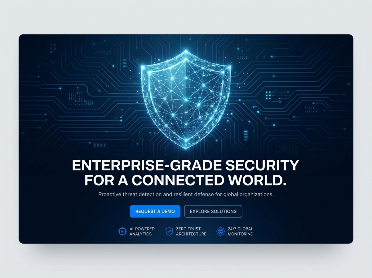 Robust Enterprise Security with Grigora's Website Builder website preview