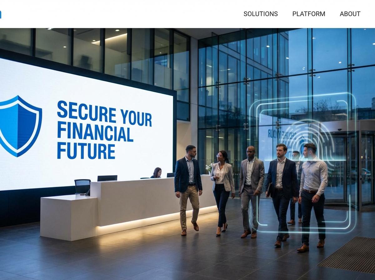 Unbreakable Website Security for Financial Services website preview