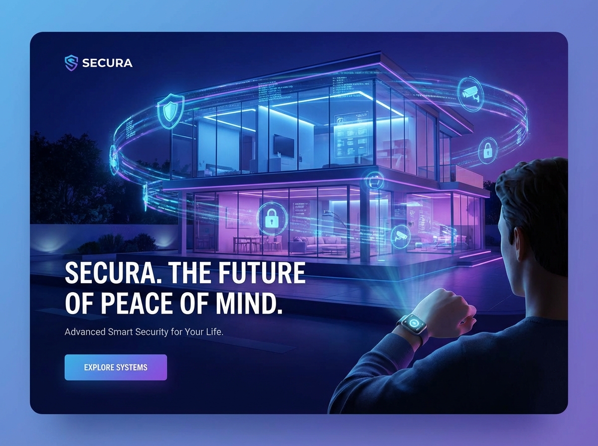 Build Your Authority Online with a Stunning Security Systems Website website preview