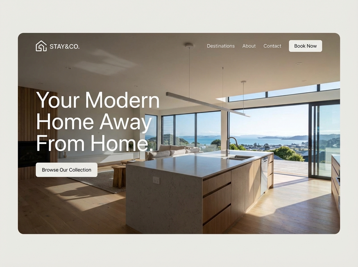 Build Your Dream Self-Catering Business Website website preview