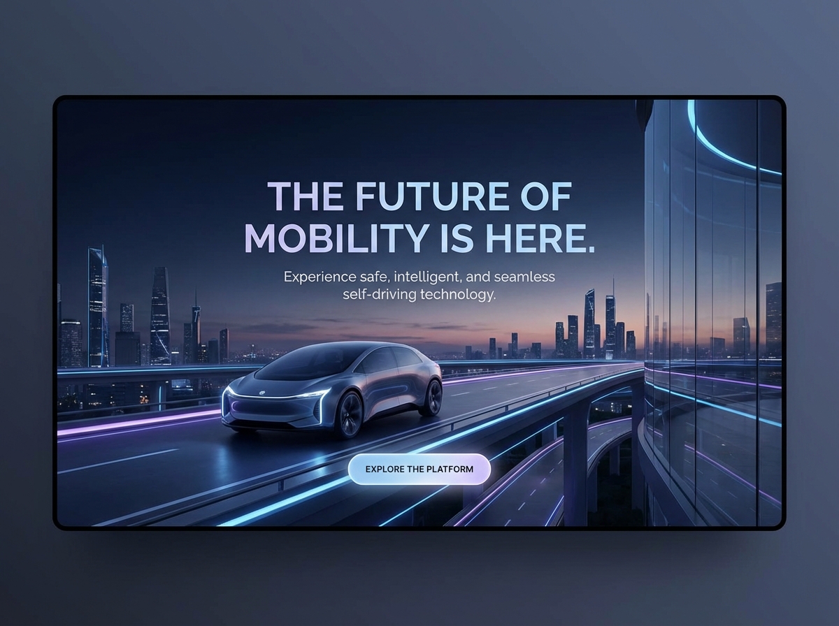 Build Your Future with a Leading AI and Self-Driving Technology Website website preview