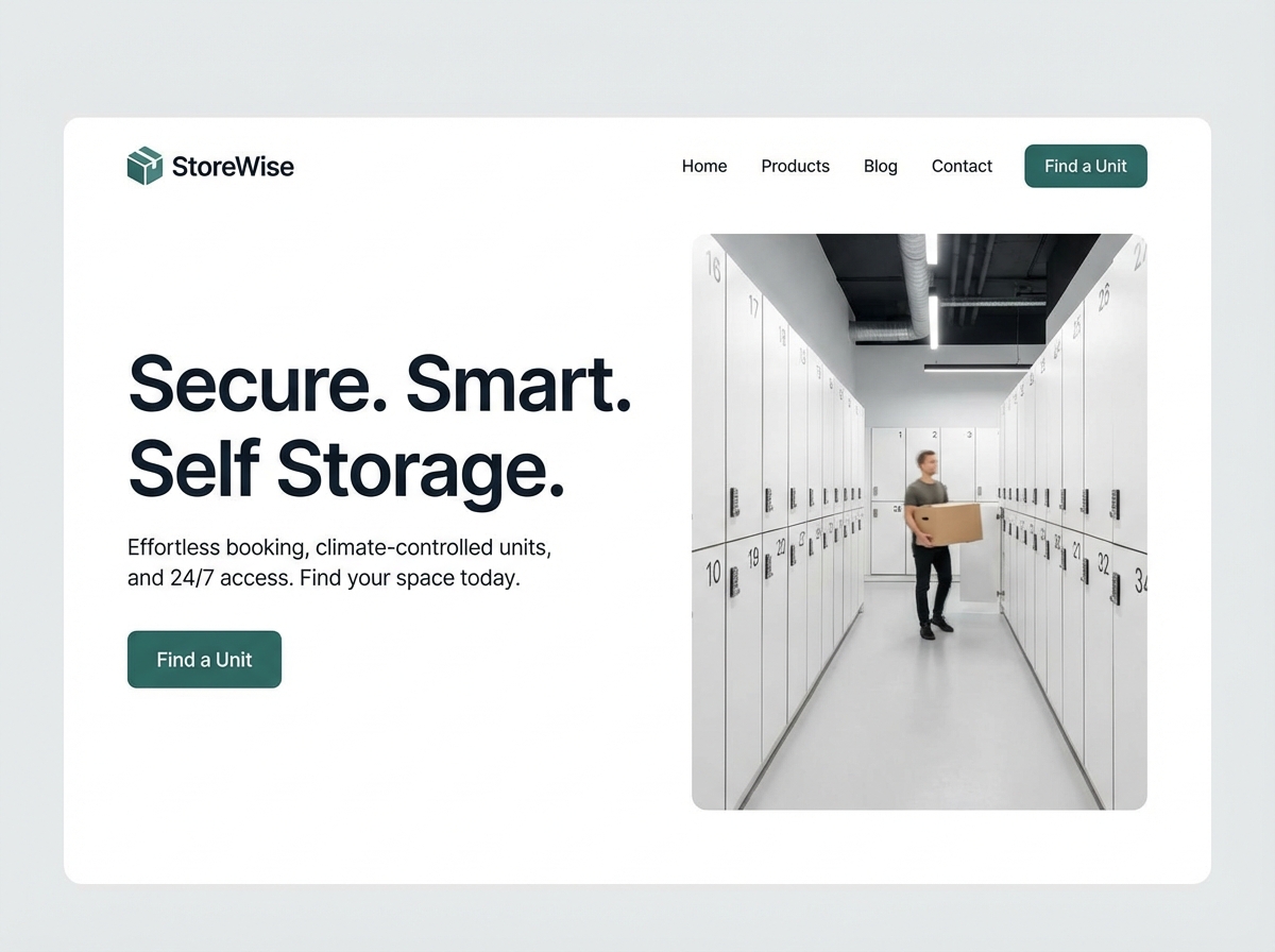 Build Your High-Converting <span class='gradient-text'>Self-Storage Website</span> website preview