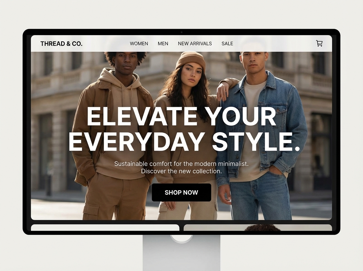 Launch Your Online Fashion Store & Start Selling Clothes website preview